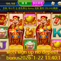 slots sign up no deposit bonus slots sign up no deposit bonus